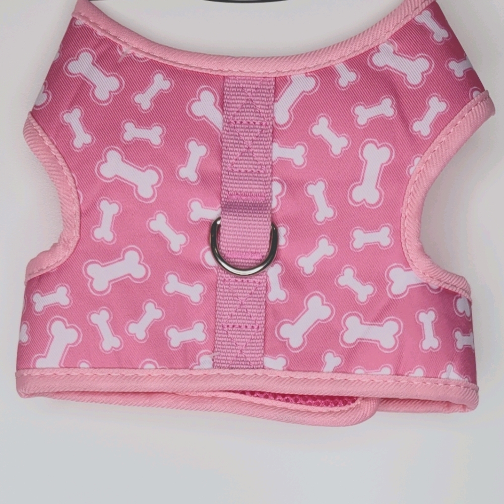 Pink Bone Puppy Harness